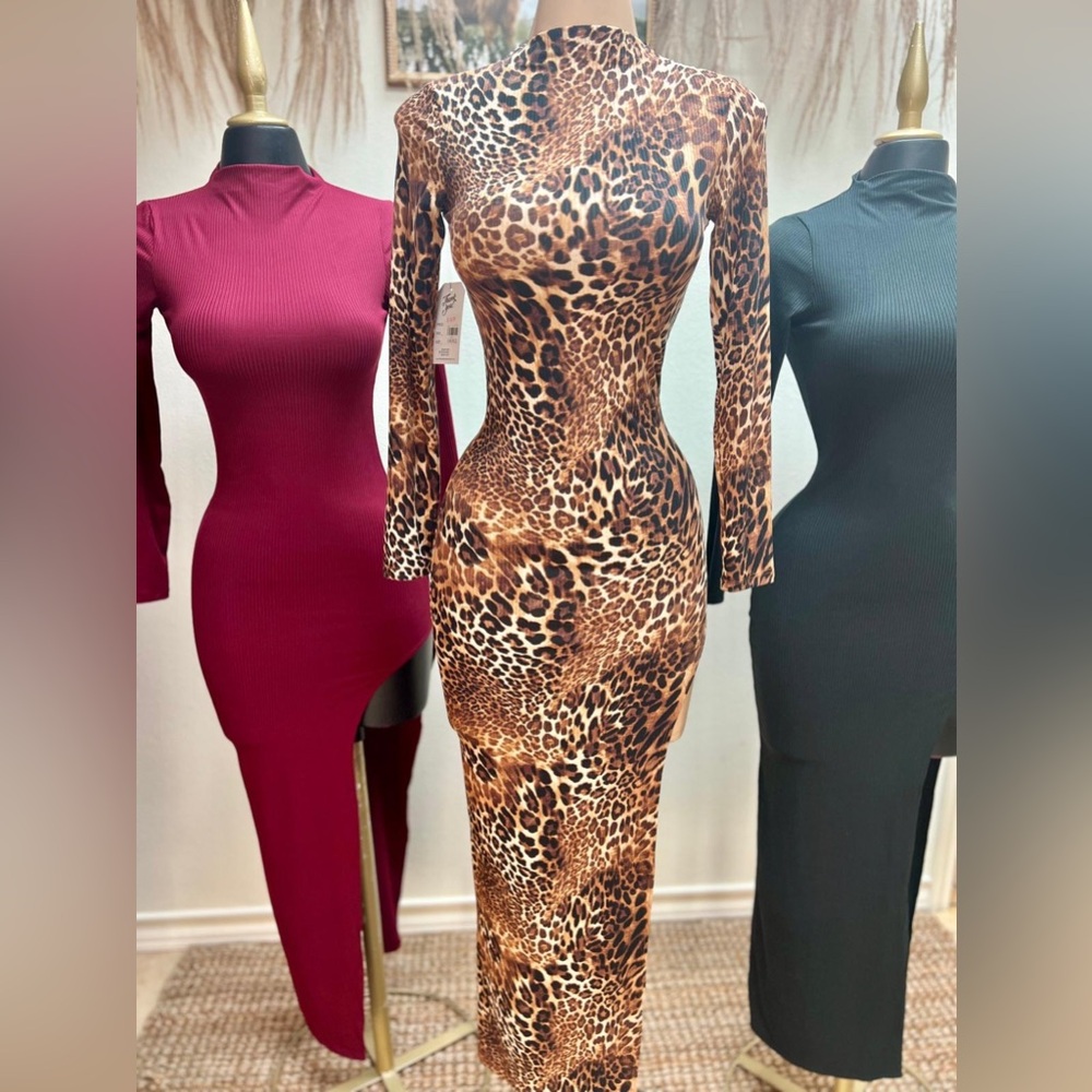 Leopard Print Bodycon Dress
